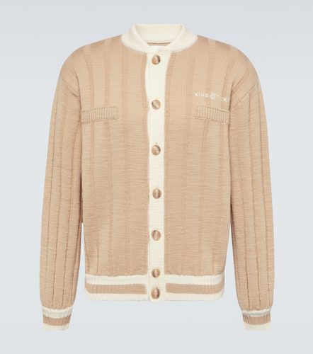 Striped wool cardigan - King & Tuckfield - Modalova