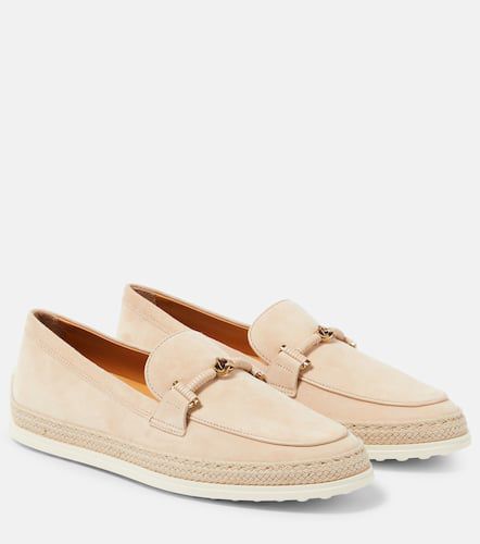 Tod's T Ring suede loafers - Tod's - Modalova