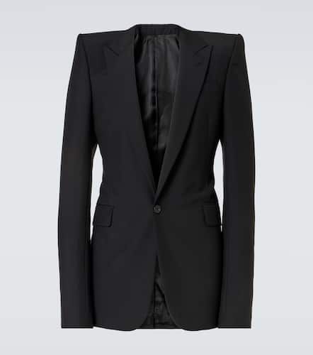 Blazer aus Wolle und Mohair - Alexander McQueen - Modalova