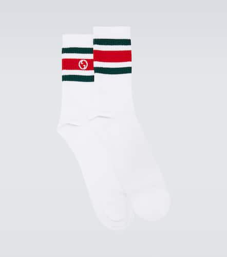 Web Stripe Interlocking G socks - Gucci - Modalova