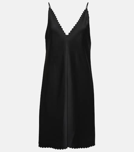 Vestido corto de crepé festoneado - Jil Sander - Modalova