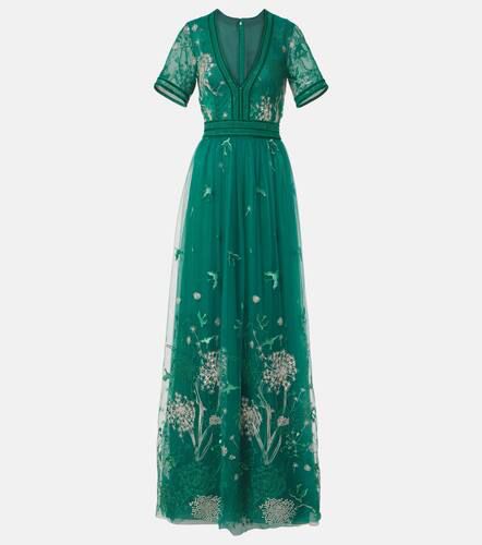 Costarellos Floral embroidered gown - Costarellos - Modalova