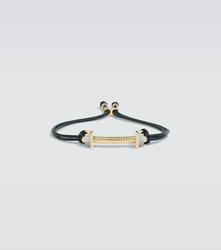 Bracciale in giallo e bianco 14kt con diamanti - Rainbow K - Modalova