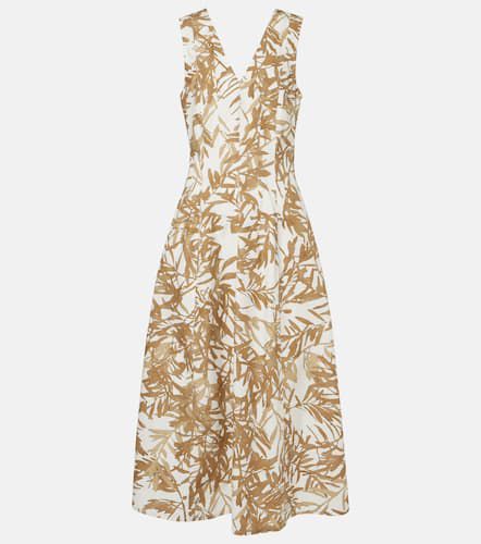 Printed cotton maxi dress - Brunello Cucinelli - Modalova