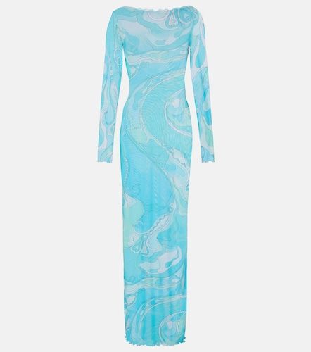 Pucci Orchidee sheer maxi dress - Pucci - Modalova