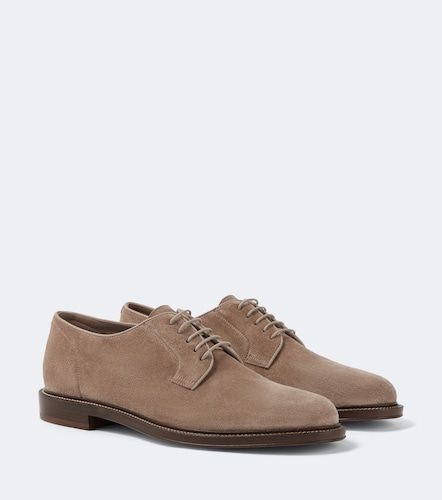 Suede Derby shoes - Brunello Cucinelli - Modalova