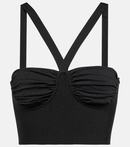 Galvan Ruched Venus knit bralette - Galvan - Modalova