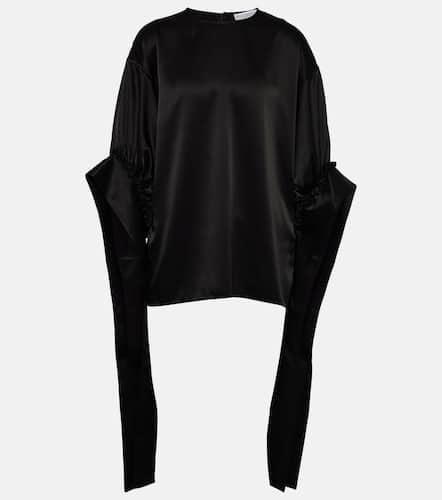 JW Anderson Tab gathered satin top - JW Anderson - Modalova