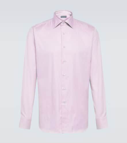 Camisa de popelín de algodón - Canali - Modalova