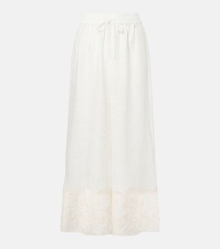 Alemais Embroidered linen culottes - Alemais - Modalova