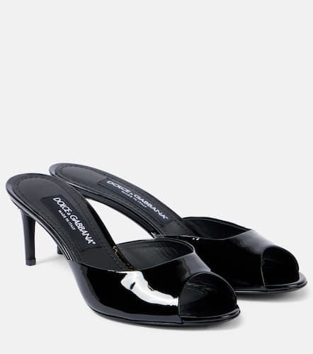 Patent leather sandals - Dolce&Gabbana - Modalova