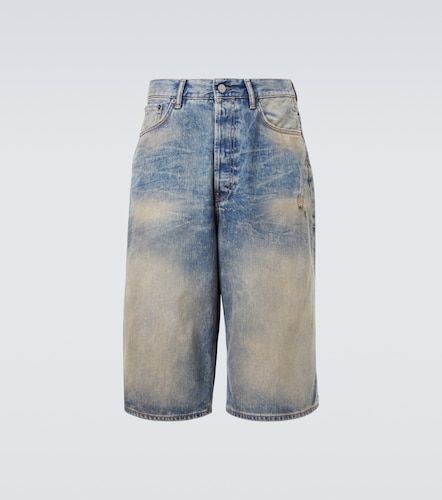 Shorts de denim de tiro bajo - Acne Studios - Modalova