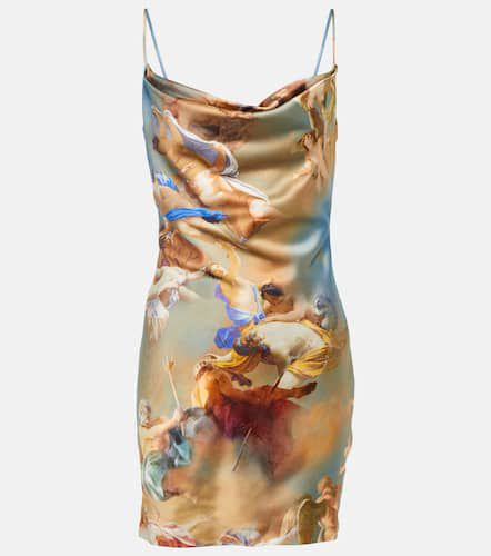 Balmain Printed satin minidress - Balmain - Modalova