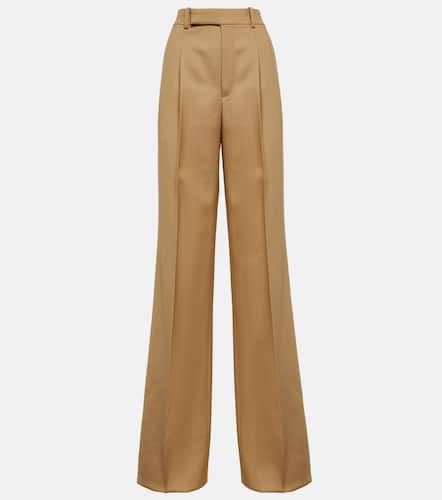 Pantaloni in lana a gamba larga - Saint Laurent - Modalova