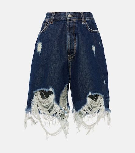 Shorts de denim efecto desgastado - Acne Studios - Modalova