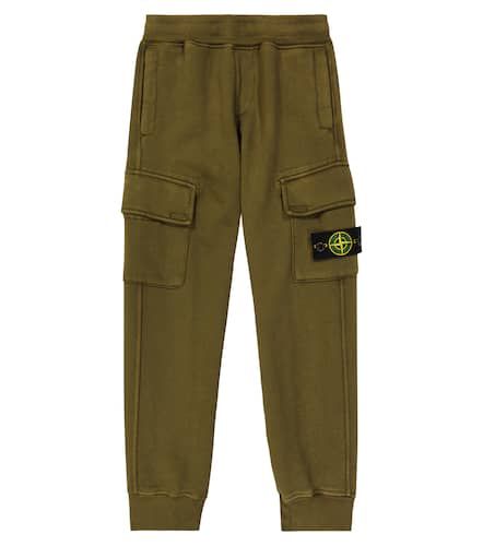 Cargohose aus Baumwoll-Canvas - Stone Island Junior - Modalova