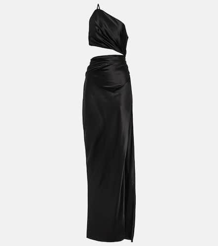 One-shoulder cutout silk gown - The Sei - Modalova
