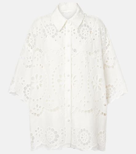 Camisa Pop de lino bordada - Zimmermann - Modalova