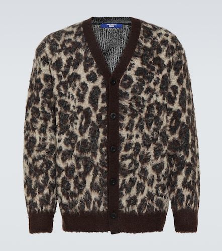 Cárdigan de jacquard estampado de leopardo - Junya Watanabe - Modalova