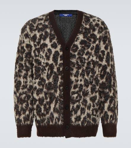 Leopard-print jacquard cardigan - Junya Watanabe - Modalova