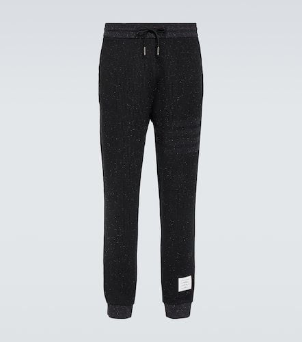 Bar cotton and silk sweatpants - Thom Browne - Modalova