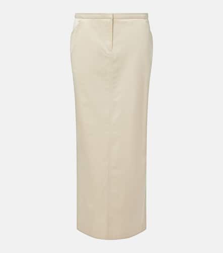 Cotton-blend satin maxi skirt - Toteme - Modalova