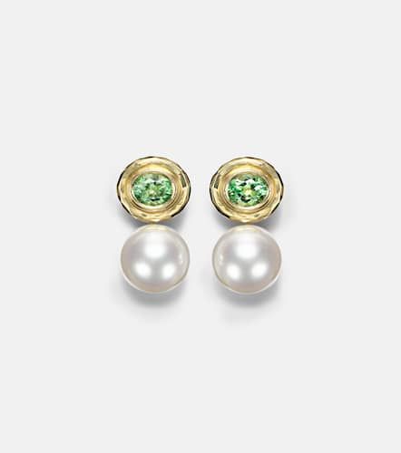 Kt earrings with pearls and tourmalines - Octavia Elizabeth - Modalova