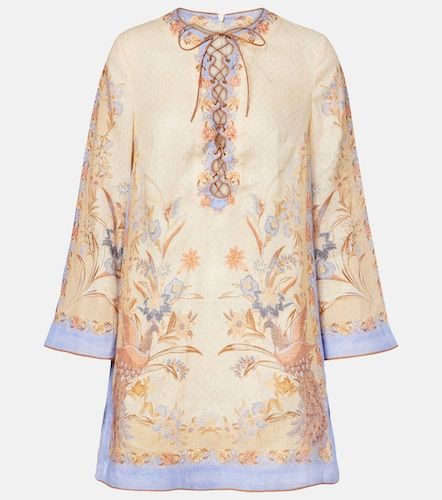 Zimmermann Indra floral linen tunic - Zimmermann - Modalova