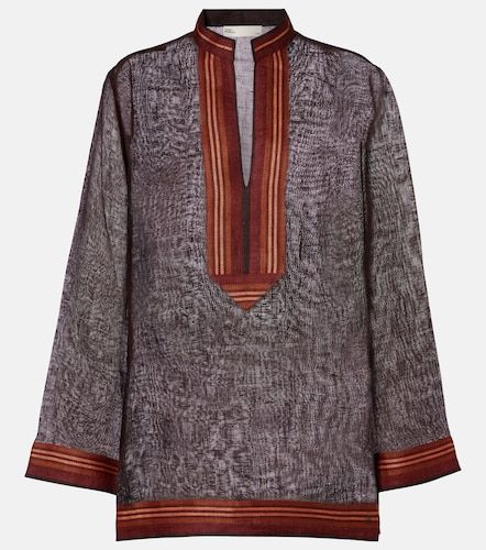 Tory Burch Sheer linen kaftan - Tory Burch - Modalova