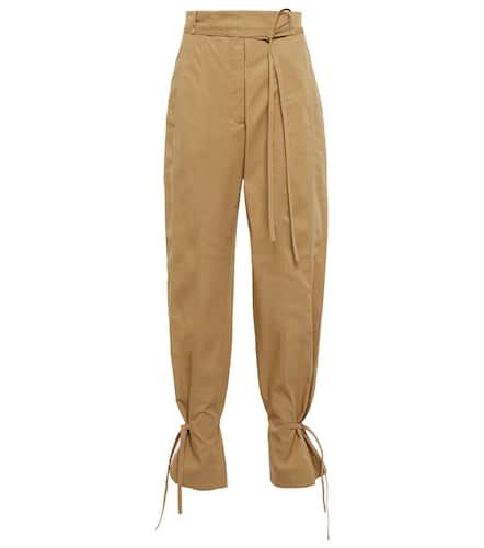 Pantalones en algodón de tiro alto - Acne Studios - Modalova