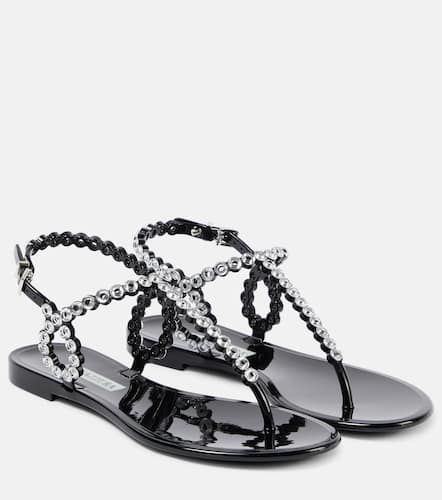 Almost Bare embellished PVC sandals - Aquazzura - Modalova