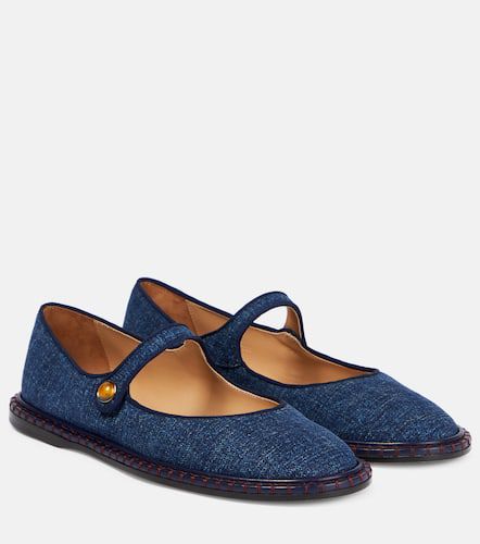 Chloé Rubie denim ballet flats - Chloe - Modalova