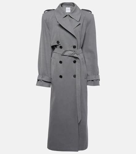 Belted cotton canvas trench coat - The Attico - Modalova