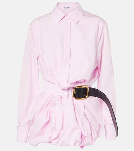 Loewe Belted cotton shirt - Loewe - Modalova