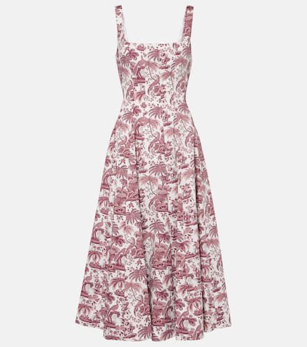 Wells printed cotton midi dress - Staud - Modalova