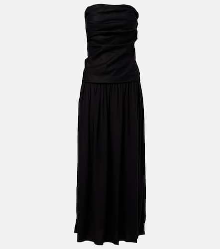 Hedy strapless linen maxi dress - Faithfull - Modalova