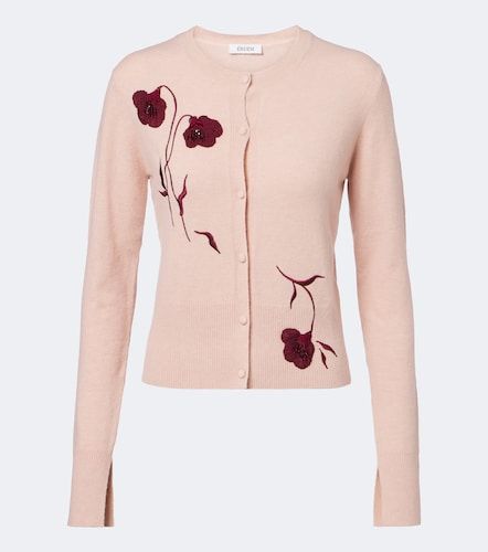 Cardigan con applicazioni floreali - Erdem - Modalova