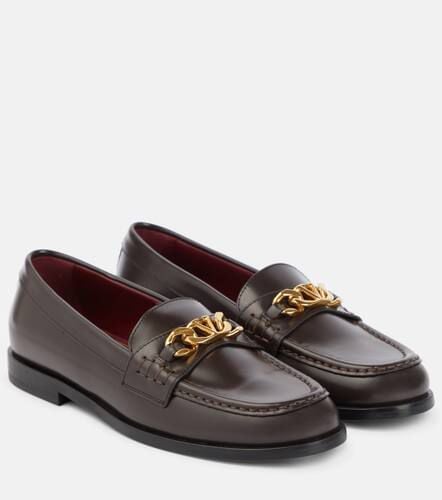 VLogo Chain leather loafers - Valentino Garavani - Modalova