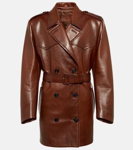 Prada Trench in pelle - Prada - Modalova