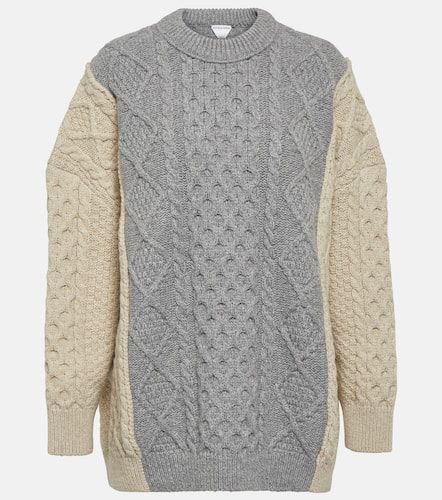 Cable-knit wool-blend sweater - Bottega Veneta - Modalova