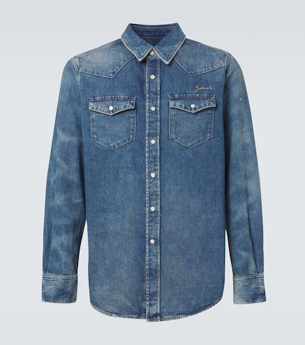 Givenchy Camisa de denim con logo - Givenchy - Modalova