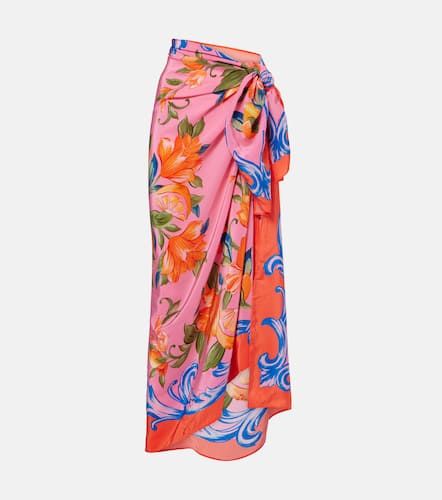 Sicily floral beach cover-up - Farm Rio - Modalova