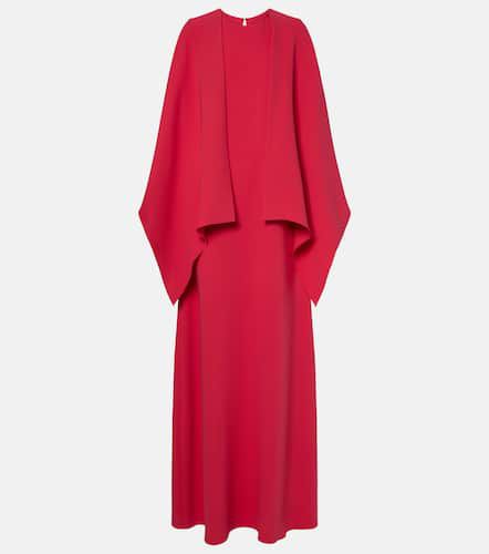 Caped silk-blend gown - Oscar de la Renta - Modalova