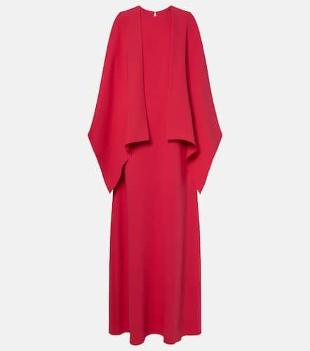 Vestido de fiesta con capa de mezcla de seda - Oscar de la Renta - Modalova
