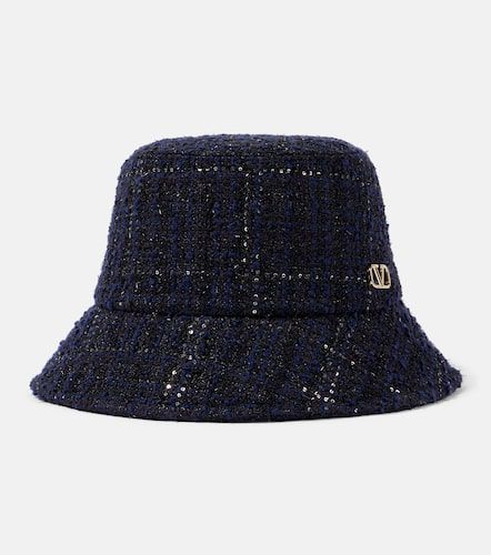 Sombrero de pescador VLogo Signature de tweed - Valentino - Modalova