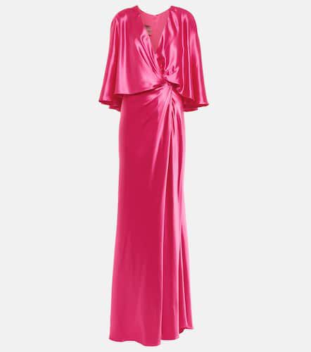 Monique Lhuillier Draped satin gown - Monique Lhuillier - Modalova