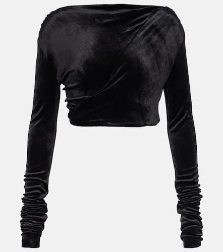 Lilies crop top de jersey - Rick Owens - Modalova