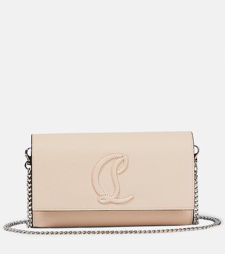 Logo leather wallet on chain - Christian Louboutin - Modalova