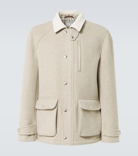 Wool and cashmere jacket - Brunello Cucinelli - Modalova