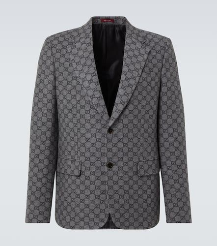 Gucci Blazer GG aus Wollflanell - Gucci - Modalova